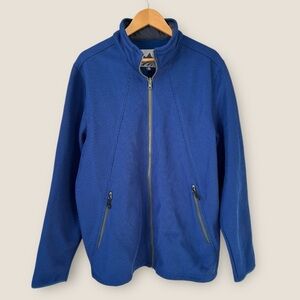 WindRiver Men’s Blue Zip-up Sweater Jacket